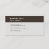 Visitekaartje, aanpasbaar fotomeubilair visitekaartje (Voorkant)