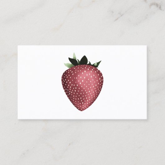  visitekaartje aardbei (Voorkant)
