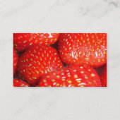 Visitekaartje aardbeien (Achterkant)
