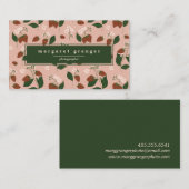 Visitekaartje aardbeien (Voorkant / Achterkant)