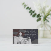 Visitekaartje Abraham Lincoln (Staand voorkant)