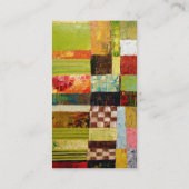 Visitekaartje abstract kleurenpatroon (Achterkant)