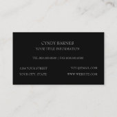 Visitekaartje abstract patroonpatroon (Achterkant)