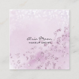 Visitekaartje Abstract vierkant lavender