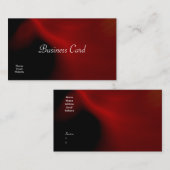 Visitekaartje Abstract Zijde Rood Zwart (Voorkant / Achterkant)