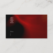 Visitekaartje Abstract Zijde Rood Zwart (Achterkant)