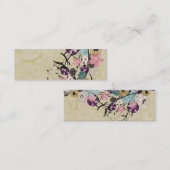 Visitekaartje abstracte bloemen (Voorkant / Achterkant)