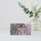 visitekaartje, Abstracte kunst Visitekaartje (Staand voorkant)