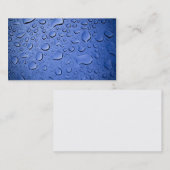 Visitekaartje abstracte Regendruppels (Voorkant / Achterkant)
