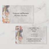 Visitekaartje abstracte sterren (Voorkant / Achterkant)