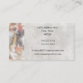 Visitekaartje abstracte sterren (Achterkant)