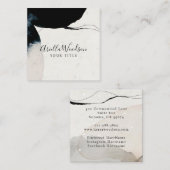 Visitekaartje abstracte Waterverf (Voorkant / Achterkant)