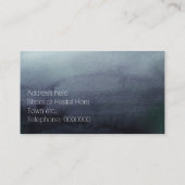 Visitekaartje abstracte Waterverf textiel (Achterkant)