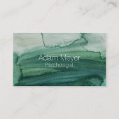 Visitekaartje abstracte Waterverf textiel (Voorkant)