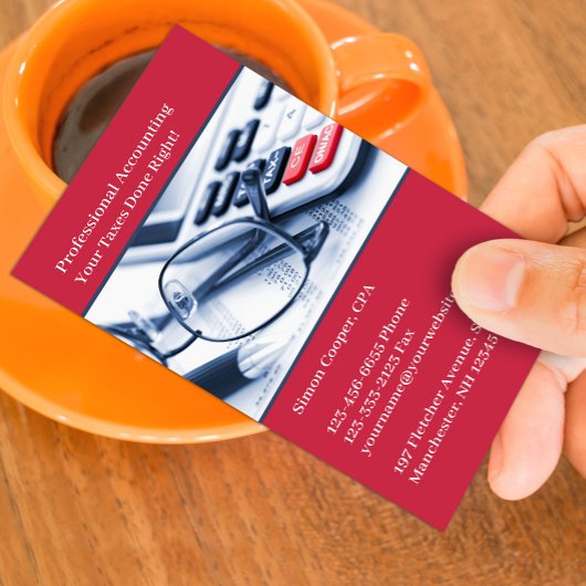 Visitekaartje accountant