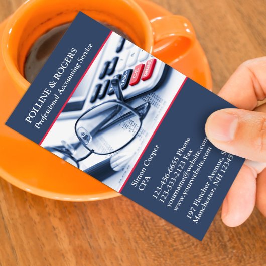 Visitekaartje accountant
