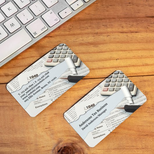 Visitekaartje accountant