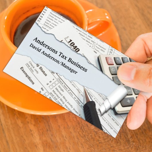 Visitekaartje accountant