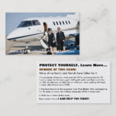 Visitekaartje - actietekst op het omgekeerde (Voorkant / Achterkant)