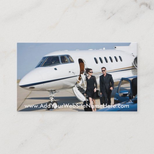 Visitekaartje - actietekst op het omgekeerde (Voorkant)