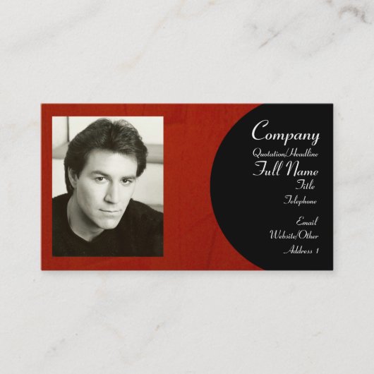 Visitekaartje Afbeelding toevoegen (Voorkant)