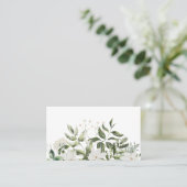 Visitekaartje - afdruk van de waterverf van Floral (Staand voorkant)