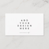 Visitekaartje afdrukken (Voorkant)