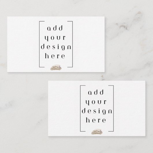 Visitekaartje afdrukken (Voorkant / Achterkant)