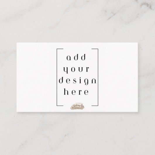 Visitekaartje afdrukken (Voorkant)