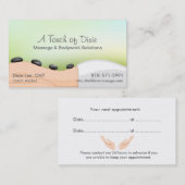 Visitekaartje Afsprakenkaartje (Voorkant / Achterkant)