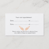 Visitekaartje Afsprakenkaartje (Achterkant)