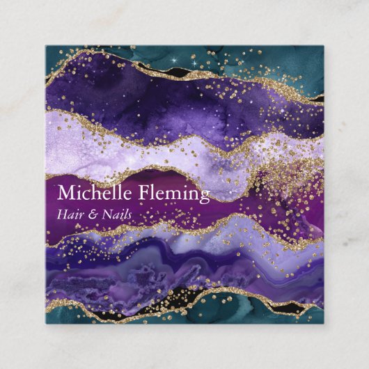 Visitekaartje Agate Square (Voorkant)