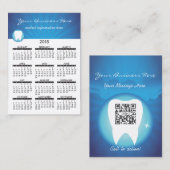 visitekaartje agenda tandheelkundig (Voorkant / Achterkant)