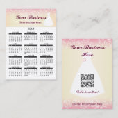 Visitekaartje agenda-weddenschap (Voorkant / Achterkant)