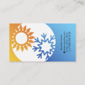 Visitekaartje airconditioner (Voorkant)