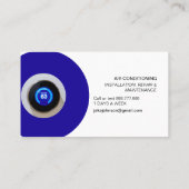 Visitekaartje airconditioningsdiensten (Achterkant)