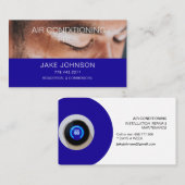 Visitekaartje airconditioningsdiensten (Voorkant / Achterkant)