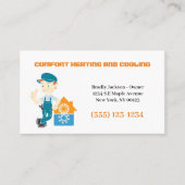 Visitekaartje airconditioningverwarming (Voorkant)