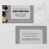 VISITEKAARTJE ALGEMENE CONTRACTOR (Voorkant / Achterkant)