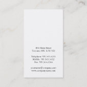 VISITEKAARTJE ALGEMENE CONTRACTOR (Achterkant)