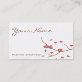 Visitekaartje amandelbloemen (Voorkant)