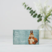 Visitekaartje Amber Squirrel (Staand voorkant)