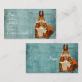 Visitekaartje Amber Squirrel (Voorkant / Achterkant)