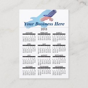 visitekaartje Amerikaanse agenda 2015