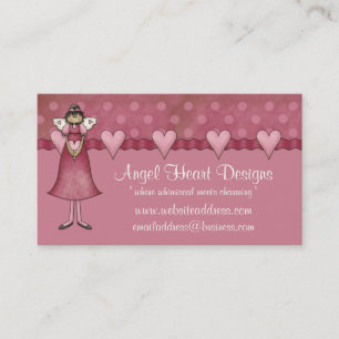 Visitekaartje: Angel Heart Design Visitekaartje
