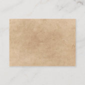 visitekaartje "Antiek/Antiek veiling" (Achterkant)