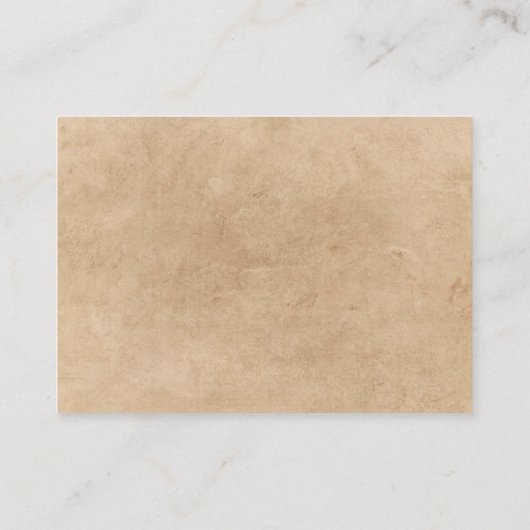 visitekaartje "Antiek/Antiek veiling" (Achterkant)