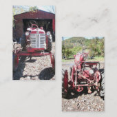 Visitekaartje Antiek oprolmechanisme (Voorkant / Achterkant)