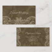 visitekaartje Antiek Rozen Weddenschap Planner Bro (Voorkant / Achterkant)