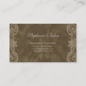 visitekaartje Antiek Rozen Weddenschap Planner Bro (Achterkant)